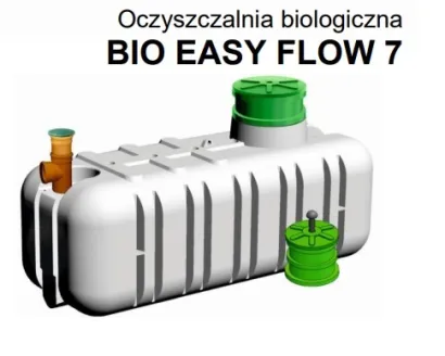 Oczyszczalnia Biologiczna- BIO EASY FLOW WIRO 7 płaski (3500l) - HABA