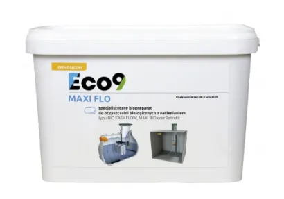 Eco9 MAXI FLO - Bakterie do oczyszczalni tlenowych NA ROK